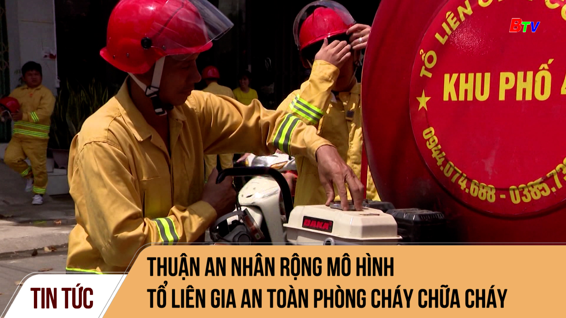 Thuận An nhân rộng mô hình Tổ liên gia an toàn phòng cháy chữa cháy